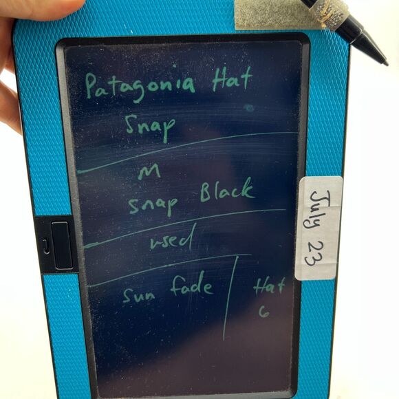 Patagonia Hat Mens Snapback Black Mesh Back Adjustable Trucker Baseball Cap - Picture 9 of 10